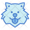 icons of samoyed dog
