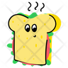 club sandwich emoji