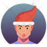 christmas postage icon download