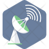 icons of satellite antenna