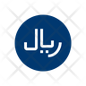 icon for saudi riyal