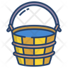 wooden bucket symbol