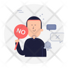 learn to say no icons