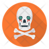 scary skull icon png