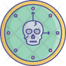 icon for scary clock