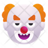 scary joker icon png