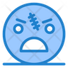 scary face icon png