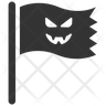 scary flag icon svg