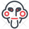 scary mask symbol