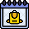 icon for school calendar