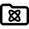 atom folder logos