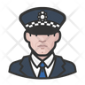 scotland police officer icon svg