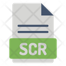 scr file icon svg