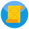 scroll-paper icon