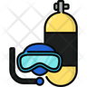 icons for scuba gear