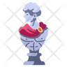 icons for greek statue