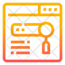 search webpage icon
