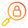 search lock symbol