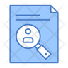 icon for cv search