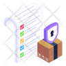icons for safe parcel
