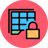 sheet lock icon download
