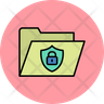 icons of secure documents