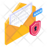 secure mail icon