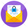 icons of secure mail