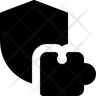 secure puzzle symbol