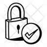 icon for verified password