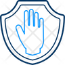icon for protection hand