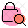 icon for searching security