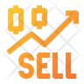 sell stock logo