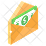 online financial mail icon svg