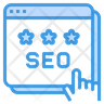 seo rating icon svg