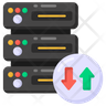 icon for server data transfer