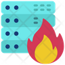 icons of server fire