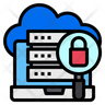 database security analysis icon svg