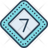 icons for seven date