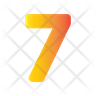 icon for seven number