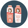 icons for shampoo conditioner