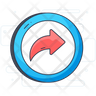 icon for shortcut arrow