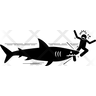 icons for shark attack