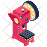 plate punching machine icon png