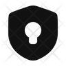 shield keyhole icon