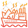 boat accident icon svg