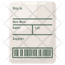 free shipping label icons