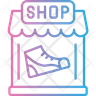shoes store icon svg