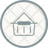 empty basket symbol