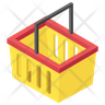 icon for shopping bucket